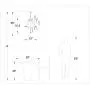 Maxax Crystal Chandelier Ceiling Lighting Fixture for Dining Room,Bathroom, Bedroom,Living Room,5 Lights Black
