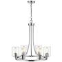 Ceiling Light Fixture Modern Chandeliers for Dining Rooms，Pendant Lighting for Living Room Foyer Hallway Entryway, D25'' x H 25.25''，Chandelier Light Fixture by Sunlighting