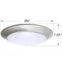 Gruenlich LED Flush Mount Ceiling Lighting Fixture, 9 Inch Dimmable 15.5W 1050 Lumen, Aluminum Housing Plus PC Cover, ETL and Damp Location Rated, 2-Pack (Nickel Finish-3000K) Gruenlich LED Flush Mount Ceiling Lighting Fixture, 9 Inch Dimmable 15.5W 1050 Lumen, Aluminum Housing Plus PC Cover, ETL and Damp Location Rated, 2-Pack (Nickel Finish-3000K)