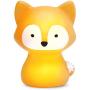SomeShine Kids Night Light - Rechargeable Fox Nursery Night Light with Auto-Off Timer, Safe and Durable Kawaii Lamp and Glowing Companion for Baby Feeding, Diaper Changing, and Midnight Bathroom Trips