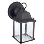 LIT-PaTH Dusk to Dawn Outdoor Wall Lantern, LED Wall Sconce, 5000K Daylight White, 9.5W (75W Equivalent) , 800 Lumen, Aluminum Housing Plus Glass, Outdoor Rated, 2-Pack (Black)