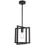 ELUZE One Light Mini Pendant Lighting , Modern Chandeliers Black Finish Foyer Light Adjustable Height，Dining Room Lighting Fixtures Hanging，Living Room Light，Kitchen Light