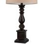 Oneach Table Lamp Set of 2 for Bedroom Rustic Bedside Table Desk Lamps for Living Room Study Office 24'' Minimalist Lamps Set Bronze