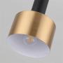 Hoocozi Modern Black Gold Pendant Light for Kitchen Island One-Light Adjustable Metal Pendant Lighting Fixture for Dining Room Living Room Bedroom