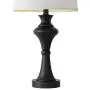 Oneach USB Table Lamp Modern Table Lamps Set of 2 for Living Room with USB Charging Port Bedside Lamp Fabric Drum Shade Accent Lamp Light for Bedroom Black
