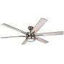 Honeywell Ceiling Fans 51035-01Kaliza Modern LED Ceiling Fan with Remote Control, 6 Blade Large 56'', Gun Metal 52''