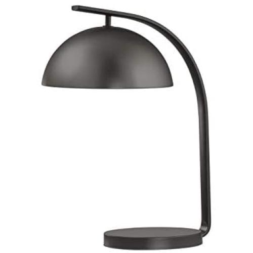 Nova of California 1011503GN Domus Contemporary Table Lamp, for Living Room, Side Tables & Nightstands, Gun Metal