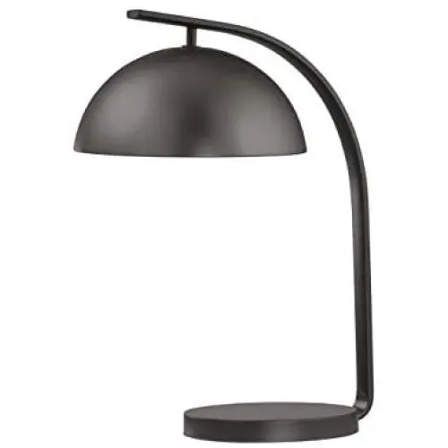 Nova of California 1011503GN Domus Contemporary Table Lamp, for Living Room, Side Tables & Nightstands, Gun Metal