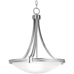 Possini Euro Deco Nickel 20'' Wide Pendant Light