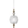 TLOLGT Antique Delicate Decorative Pattern Glass Ceiling Pendant Lighting Adjustable Mini Pendant Light for Kitchen Island Dining Room Bedroom with Original Design