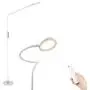 Floor Lamp, HueLiv Led Floor Lamp with Remote & Touch Control for 5 Brightness Levels & 5 Colors Dimmer, Adjustable Reading Standing Lamp for Living Room & Bedroom (White)