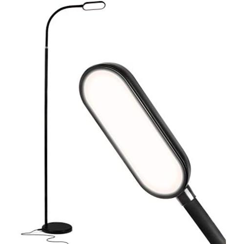 Brightech Battery Plus - Rechargeable Reading Floor Lamp, Portable Bright Task Standing Light for Living Room, Bedroom, Office
