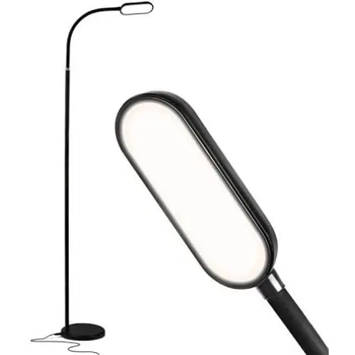 Brightech Battery Plus - Rechargeable Reading Floor Lamp, Portable Bright Task Standing Light for Living Room, Bedroom, Office