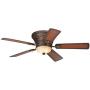 52'' Ancestry Vintage Hugger Ceiling Fan with Light LED Dimmable Remote Control Golden Bronze Reversible Teak Walnut Blades for Living Room Kitchen Bedroom Family Dining - Casa Vieja 52'' Ancestry Vintage Hugger Ceiling Fan with Light LED Dimmable Remote Control Golden Bronze Reversible Teak Walnut Blades for Living Room Kitchen Bedroom Family Dining - Casa Vieja
