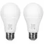 Dusk to Dawn Light Bulb 7W E26 Smart Sensor LED Bulbs Built-in Photosensor Detection with Auto Switch Outdoor Indoor LED Lighting Lamp for Porch Front Door Garage Basement (Cool White, 2 Pack)