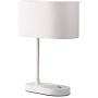 Miceshu Table Lamp for Bedroom, Touch Control Bedside Lamp with 3-Way Dimmable Dual USB Port Eye-Sight Protection, Linen Fabric Lampshade, Side Table Lamp for Bedroom, Living Room