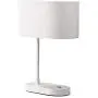 Miceshu Table Lamp for Bedroom, Touch Control Bedside Lamp with 3-Way Dimmable Dual USB Port Eye-Sight Protection, Linen Fabric Lampshade, Side Table Lamp for Bedroom, Living Room