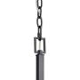 McBride Black White Wash Wood Linear Pendant Chandelier 39 1/2'' Wide Rustic Farmhouse LED 6-Light Fixture for Kitchen Island Dining Room - Franklin Iron Works