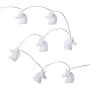 Lights4fun, Inc 12 Unicorn Battery Operated LED Indoor Kids Bedroom String Lights