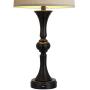 Oneach Traditional Table Lamps Set of 2 with USB Charging Port for Living Room 29.25“ Nightstand Lamp for Bedroom Bedside Table Lamp with Neutral Drum Shade Black