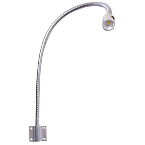 Reading Light Built-in Button Switch Minimalist Flexible Gooseneck LED Bed Lamp Headboard Wall Surface Mount for Bedroom/Living Room