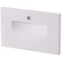 Cloudy Bay LED Step Light with Auto On Off Photocell,3000K Warm White,Stair Light,White Finish
