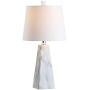 JONATHAN Y JYL1037A Owen 20.5'' Resin LED Lamp, Contemporary for Bedroom, Living Room, Office,College Dorm,Coffee Table,Bookcase, White