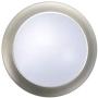 Gruenlich LED Flush Mount Ceiling Lighting Fixture, 9 Inch Dimmable 15.5W 1050 Lumen, Aluminum Housing Plus PC Cover, ETL and Damp Location Rated, 2-Pack (Nickel Finish-3000K)