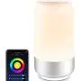 WiFi Smart Table Lamp for Bedrooms, LE LampUX Touch Bedside Lamp Works with Alexa Google Home, Modern Dimmable LED Nightstand Lamp, White & RGB Color Changing Night Light for Kids Room, Living Room