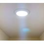 CORAMDEO 7.5 Inch LED Flush Mount Ceiling Light Fixture, Closet, Bathroom, Shower, Laundry, Hallway, Pantry, 5K, Built in LED 75W of Light from 11.5W of Power, 800 Lumen, Dimmable, White Finish