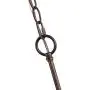 LOG BARN 3-Light Industrial Chandeliers, Vintage Foyer Hanging Lighting Fixture for Dining Room, Living Room, Cylinder Metal Shade, Bronze Finish