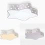 LAKIQ Kids’ Room LED Flush Mount Ceiling Light Fixture Creative Star Shape Modern Close to Ceiling Chandelier Lighting for Boy’s Girl’s Room Children’s Bedroom Kindergarten (16,Warm Light)