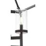 JONATHAN Y JYL7413A Anna 21'' 4-Light Metal/Glass LED Pendant, Traditional, Classic for Kitchen, Living Room, 4 Bulb, Oil Rubbed Bronze/Clear