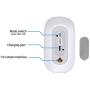 Suptig Motion Sensor Light Security Lights Incidental Simulation Monitor Built-in Rechargeable 2000mAh Lithium Battery Waterproof Use Outdoor Or Indoor White (2 Pack)