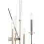 Kichler 52210PN Kadas Chandelier, 8-Light 480 Total Watts, Polished Nickel