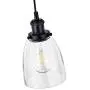Passica Decor Mid-Century Modern 3 Light Kitchen Island Pendant Lighting Rustic Ceiling Chandelier Triple Heads Light fixtures for Foyer Dining Room Living Room Counterbar Craftsman Kitchen