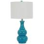 Décor Therapy TL17303 Table Lamp, 14x14x26.5, Teal