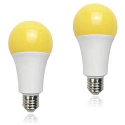 Yellow Led Bug Light 15W A21 1500LM(100 watt Equivalent) E26 Medium Base Outdoor Patio Porch Light Mosquito Repellent Light Bulbs, 2 Pack