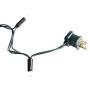 Amazon Basics 100 LED Commercial Grade Outdoor Christmas String Lights - Green Rope, Warm White LED, 33-Foot