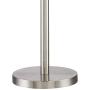 Jordan Modern Torchiere Floor Lamp 3-Light Tree Brushed Steel Alabaster Glass Shades for Living Room Reading Bedroom Office - 360 Lighting