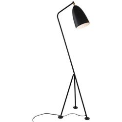 HAIXIANG Nordic Iron Living Room Tripod Floor Lamp Sofa Study Standing Lamp for Dining Room Bedside Rotatable Macarons Light Black