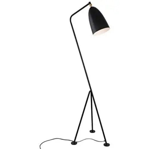 HAIXIANG Nordic Iron Living Room Tripod Floor Lamp Sofa Study Standing Lamp for Dining Room Bedside Rotatable Macarons Light Black HAIXIANG Nordic Iron Living Room Tripod Floor Lamp Sofa Study Standing Lamp for Dining Room Bedside Rotatable Macarons Light Black
