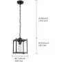 INFRONT Dining Light Fixture, Foyer Chandelier Light Fixture, Dining Room Lighting, Foyer Light Fixtures, Chandliers Lights for Dining Room, Foyer Lighting for Entryway, Modern Farmhouse Chandelier
