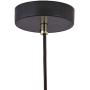 Maxax Round Farmhouse Chandelier 3 Light Indoor Ceiling Light Black&Gold Metal for Kitchen Island Living Room Dining Room Farmhouse
