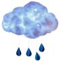BEFOKA DIY Fluffy Cotton Cloud Light Cloud Lamp Creative Handmade Floating Clouds Night Light for Children Kids Bedroom Home Decoration (White Light-Raindrops)