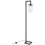 Henn&Hart FL0014 Modern farmhouse seeded floor lamp, One Size, Black