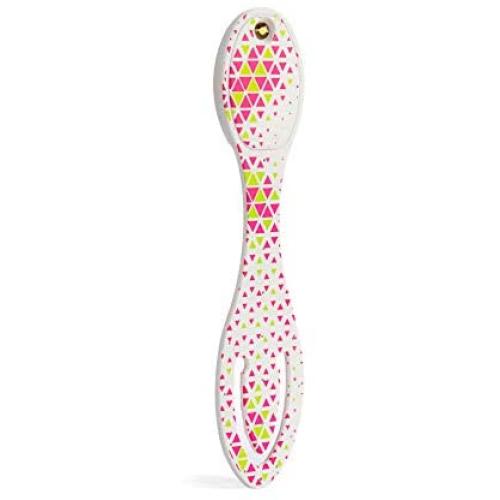Flexilight LED Reading Book Light Clip On Adjustable Travel Bookmark Lamp Gift (Cactus) (Green Diamonds)