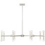 Marya Brushed Nickel Large Chandelier 37 3/4'' Wide Modern 16-Light Fixture for Dining Room House Foyer Kitchen Island Entryway Bedroom Living Room - Possini Euro Design