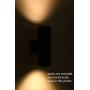 mirrea Modern Outdoor Porch Light Patio Light in 2 Lights Dusk to Dawn Photocell Sensor with Matte Black Aluminum Cylinder and Tempered Glass Cover Waterproof Wall Sconce 2 Pack