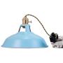 STGLIGHTING H Track Pendants Lighting Iron Art Iron Sea Blue Decoratefor Instant Pendant Light for Loft Stytle Office Coffee Shop Customizable Track Lighting Bulbs Not Included